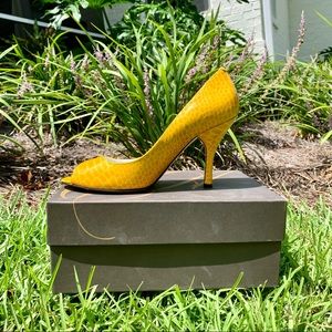 Yellow High Heels